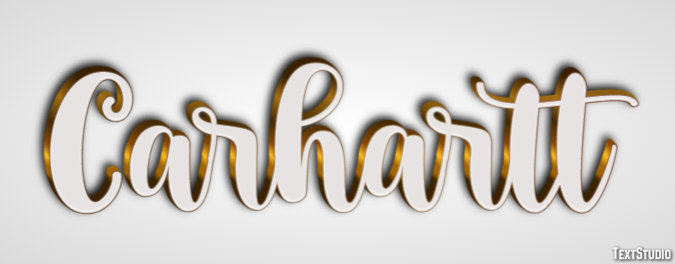 Carhartt Efecto de Texto