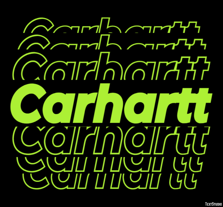 Carhartt Texteffekt