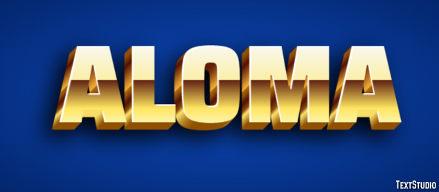 Aloma Text effect