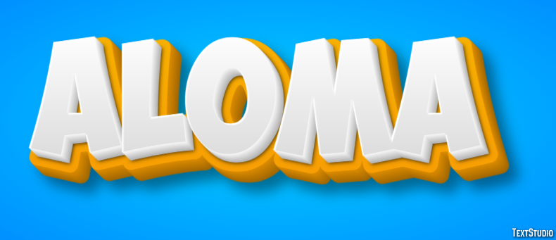 Aloma テキスト効果