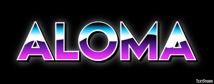 Aloma テキスト効果