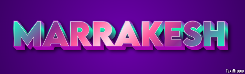 Marrakesh Efekt tekstowy