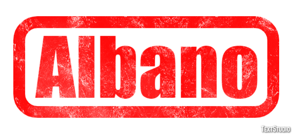 Albano Effetto testo