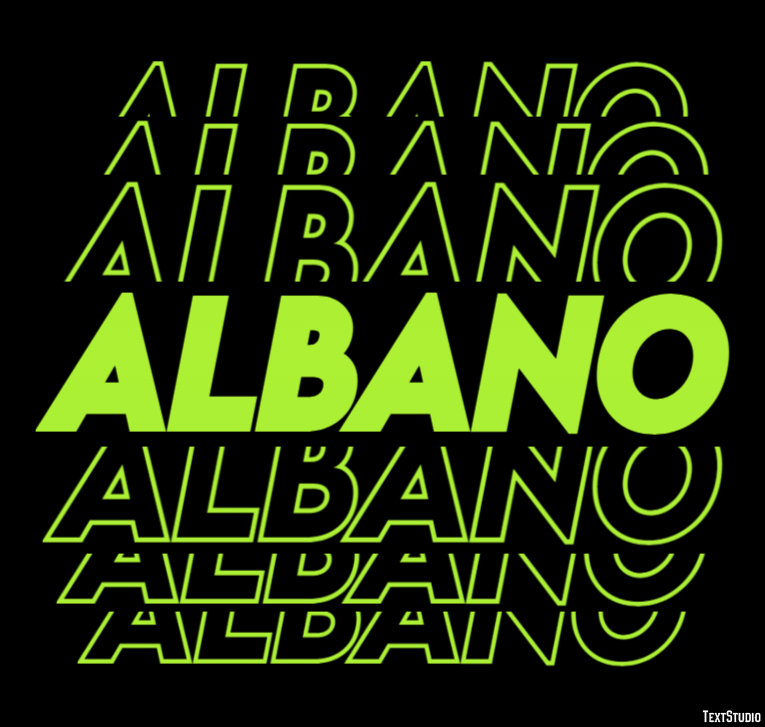 Albano Effetto testo