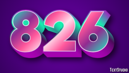 826 Text Effect