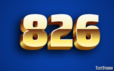 826 Text Effect