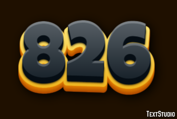 826 Text Effect