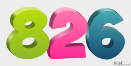 826 Text Effect