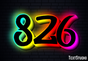 826 Text Effect