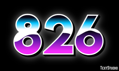 826 Text Effect