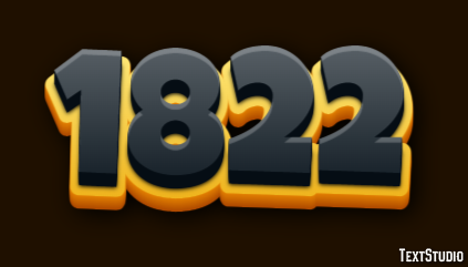 1822 Efekt tekstowy