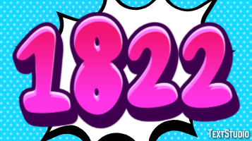 1822 Texteffekt