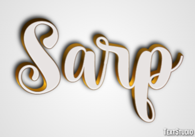 Sarp Texteffekt