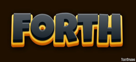 Forth Text Effect