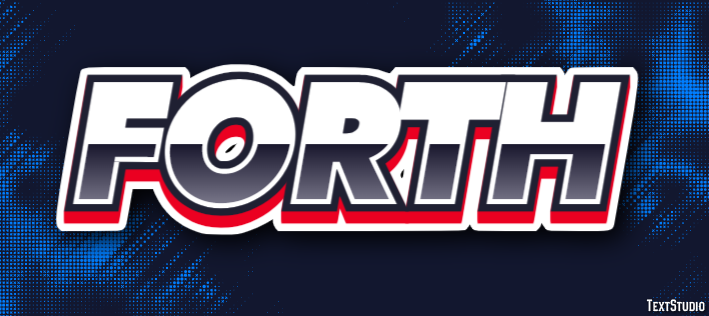 Forth Text effect