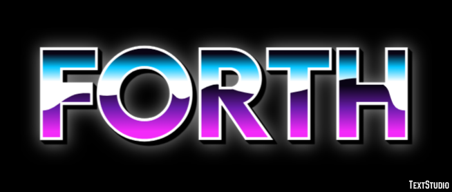Forth Efecto de Texto