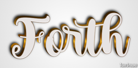Forth Effetto testo