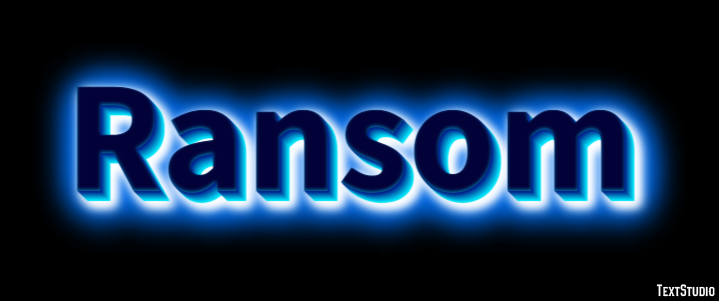 Ransom Efeito de texto