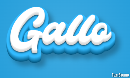 Gallo Texteffekt