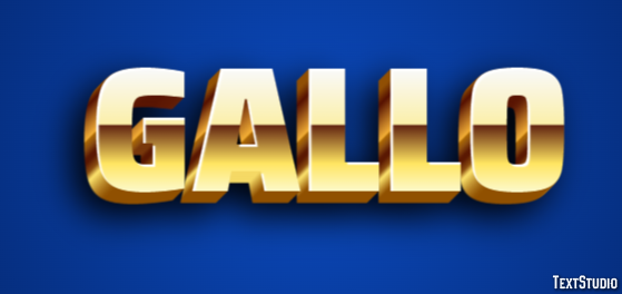 Gallo Texteffekt