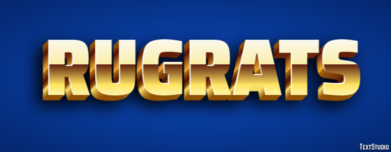 Rugrats Text effect