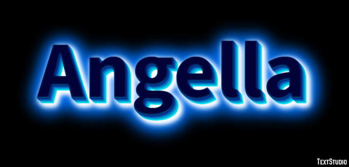 Angella Эффект текста