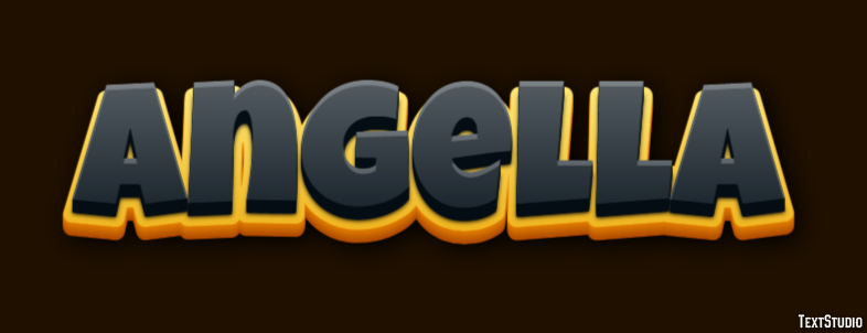 Angella Эффект текста
