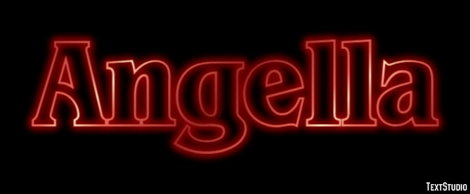 Angella Эффект текста