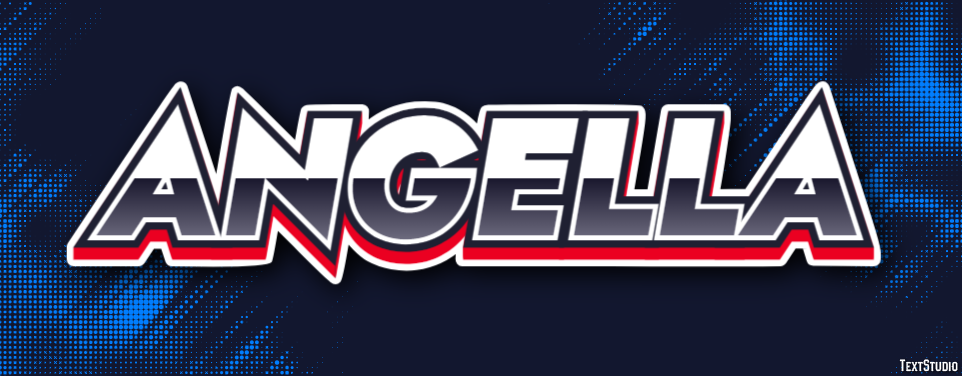 Angella Эффект текста