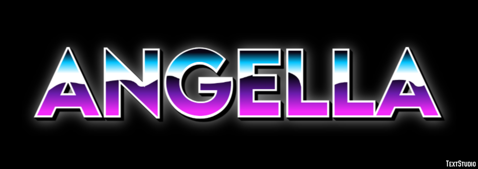 Angella Эффект текста
