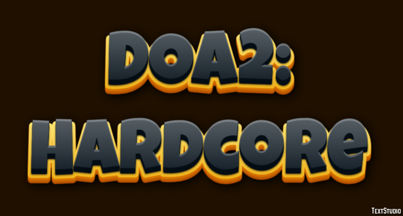 DOA2: Hardcore Effetto testo