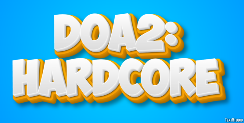 DOA2: Hardcore Effetto testo