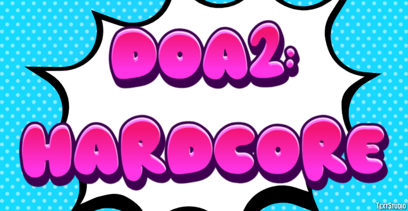 DOA2: Hardcore Text Effect
