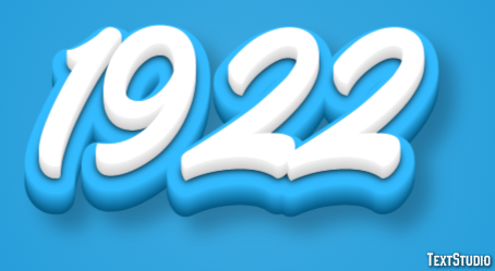 1922 Effetto testo