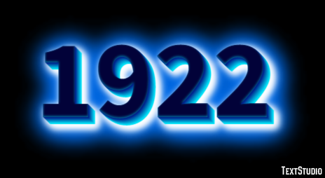 1922 Effetto testo