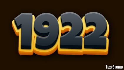 1922 Effetto testo