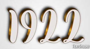 1922 Effetto testo