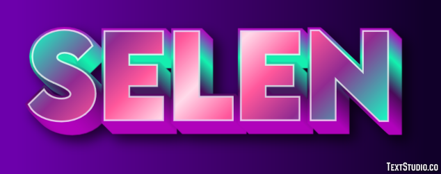 Selen Text Effect