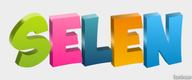 Selen Text Effect