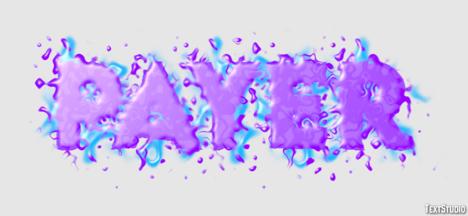 Payer Text Effect