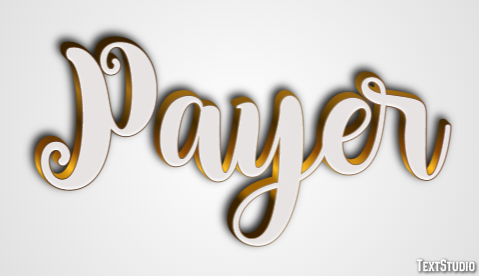 Payer Text Effect