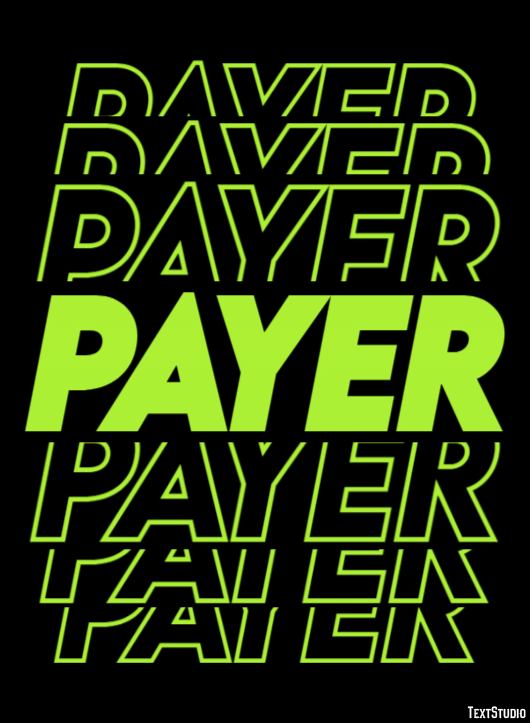 Payer Text Effect