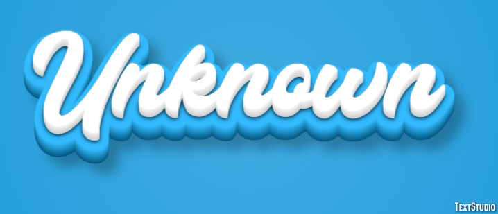 Unknown Text Effect