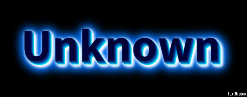 Unknown Text Effect