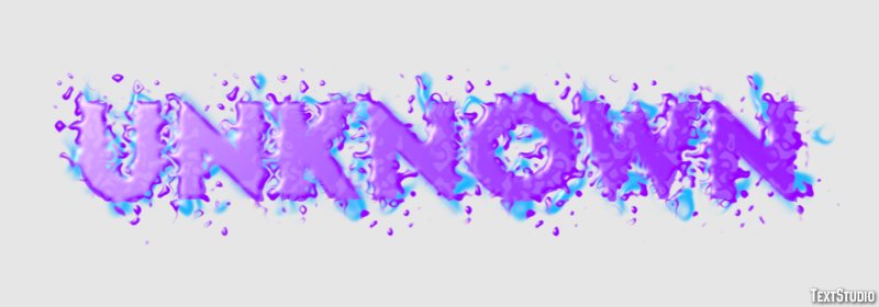 Unknown Text Effect