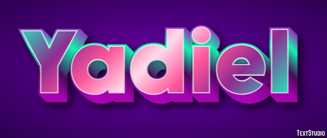 Yadiel Text Effect