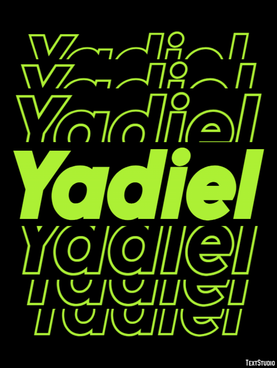 Yadiel Text Effect