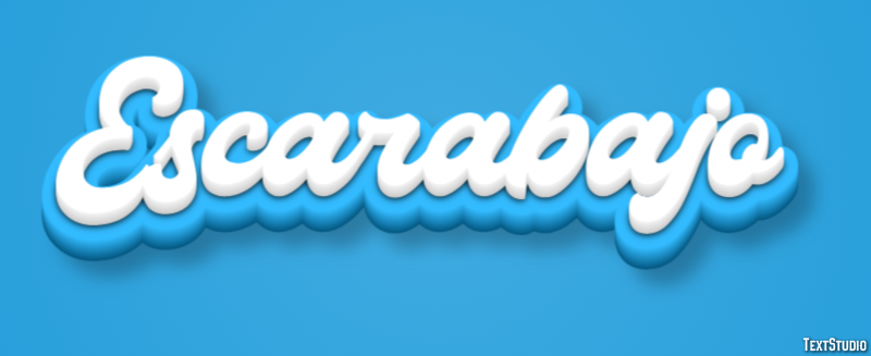 Escarabajo Efecto de Texto