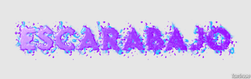 Escarabajo Effet de Texte