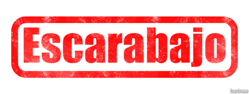 Escarabajo Effet de Texte